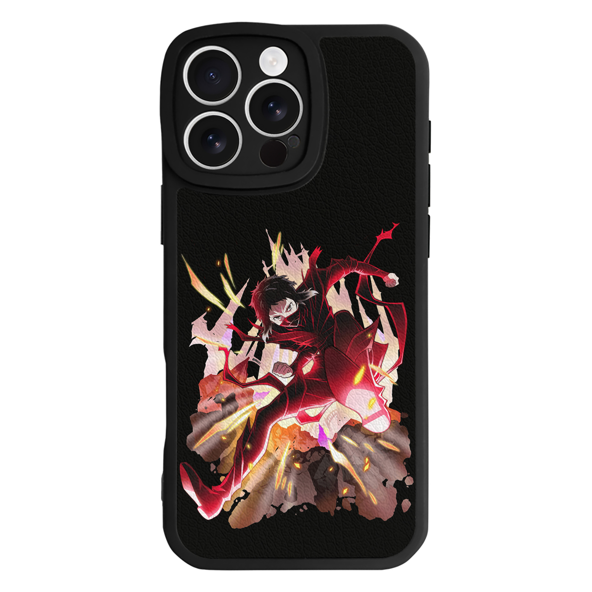 （画像用） 文豪ストレイドッグス Bungo Stray Dogs 【iPhone 16シリーズ対応】シリコンスマホケース（レザー調） 材質：シリコン